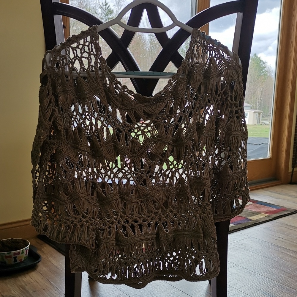 Light Brown Knit Top
